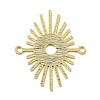 Brass Connector Charms KK-H435-14G-2