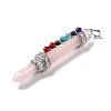Chakra Theme Natural Rose Quartz Big Pendants G-I322-06P-02-2