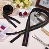 4Pcs #5 Nylon Coil Zippers Rainbow Zipper Tape SENE-CY0001-13B-01-4