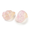 Transparent Spray Paint Glass Beads GLAA-H035-01B-2