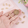 12Pcs Fruits Brass Micro Pave Cubic Zirconia Charms KK-BBC0024-42-3