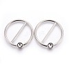 Alloy Buckle Clip LS-PALLOY-WH0056-06P-1