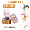3 Rolls 3 Colors Special Coated Nylon Beading Threads for Seed Beads OCOR-PA0001-01A-2
