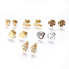 304 Stainless Steel Ear Studs EJEW-MSMC003-15-1