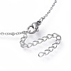 304 Stainless Steel Pendant Necklaces NJEW-F271-07-5