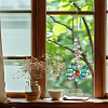 1Pc Glass Flower Hanging Ornaments HJEW-LP0002-65C-3