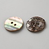 Natural Shell Buttons BUTT-WH0024-041E-2