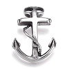 304 Stainless Steel Hook Clasps STAS-O114-080AS-1