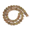 Natural Unakite Beads Strands G-K362-H01-01-3