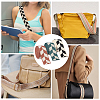 3Pcs 3 Colors Polyester Jacquard Rhomboid Ribbon OCOR-BC0006-72-6
