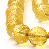 Natural Citrine Beads Strands X-G-T064-20-8mm-3