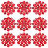 AHADERMAKER 20pcs Alloy Rhinestone Cabochons ALRI-GA0001-08B-1