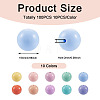 100Pcs 10 Colors Food Grade Eco-Friendly Silicone Focal Beads SIL-TA0001-28-13