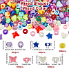 5 Styles Plastic Beads KY-SC0002-27-2