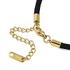 Round Polyester Twisted Cord Bracelet Makings LS-STAS-P408-20G-01-3