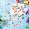 50Pcs 5 Colors Opaque Resin Cabochons RESI-TA0004-93-6