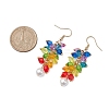 Acrylic Dangle Earrings EJEW-JE06194-3