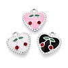 Alloy Enamel Pendants PALLOY-T092-33P-1