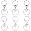 6Pcs Alloy Keychain Clasps FIND-SC0014-43P-1