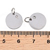 316 Surgical Stainless Steel Pendants STAS-J038-06P-3