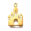 201 Stainless Steel Pendants STAS-R136-11G-1