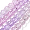 Baking Painted Transparent Glass Beads DGLA-M001-10mm-04-2