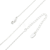 Brass Cable Chain Necklaces for Women Men KK-B129-30S-4