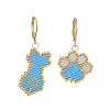 304 Stainless Steel Leverback Earrings for Women EJEW-MZ00406-02-2