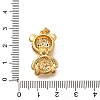 Rack Plating Brass Micro Pave Clear Cubic Zirconia Pendants KK-M309-39G-G-3