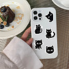 50Pcs PVC Self Adhesive Cat Cartoon Stickers STIC-B001-06-8