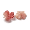 Two-tone Opaque Acrylic Bead Caps OACR-G034-03H-2