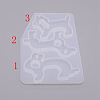 Animal Keychain Silicone Molds LS-DIY-WH0181-58-1