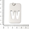 304 Stainless Steel Pendants STAS-M115-01P-W-3