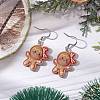 Christmas Resin Dangle Earrings EJEW-JE06089-2