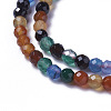 Natural Dyed & Heated Multi-Color Agate Beads Strands G-F596-36-2mm-3
