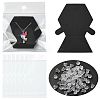 40Pcs Paper Jewelry Display Cards CDIS-FS0001-32A-1