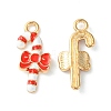 Christmas Alloy Enamel Pendants ENAM-D047-17G-05-1