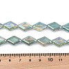 Electroplate Glass Beads Strands EGLA-B010-01A-FR02-4