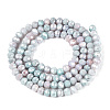 Ombre Effect Dyed Glass Beads Strands GLAA-C023-02-C24-2