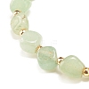 Natural Green Aventurine Round Beaded Stretch Bracelet BJEW-JB08197-03-5