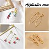 20Pcs 2 Color 304 Stainless Steel Clip-on Earring Findings STAS-UN0038-43-6