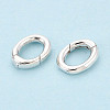 925 Sterling Silver Spring Gate Clasps STER-T008-74S-3