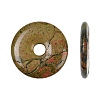 Natural Unakite Pendants G-C220-F01-40mm-5