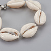 Cowrie Shell Bracelets BJEW-JB04070-2