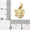 Brass Micro Pave Cubic Zirconia Pendants KK-Z093-06G-3