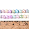 Anti-Tarnish Electroplate Glass Beads Strands EGLA-T021-6mm-15-12-2