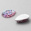 Opaque Resin Rhinestone Cabochons RESI-WH0035-29F-2