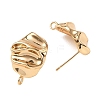 SHEGRACE Brass Stud Earring Findings XGRQ64124-870G-2