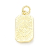 Rack Plating Brass Enamel Pendants KK-C011-47G-01-2