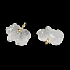 Natural Quartz Crystal Carved Pendants GG-CBA105B-03K-G-2
